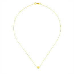 18KT GOLD CHOKER PENDANT 6MM CHAIN