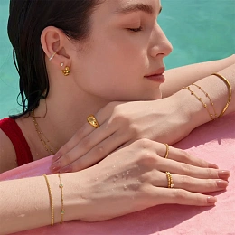 Ania Haie 14K Gold Plated Silver Bracelet/B073-06G