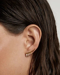 PDPAOLA 18K Gold Plated Silver Earring/ AR01-879-U