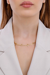 Ania Haie 14K Ոսկեպատ Արծաթյա Վզնոց/ N053-07G