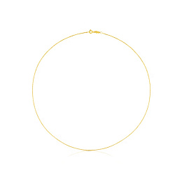 18KT GOLD CHOKER CHAIN 45CM