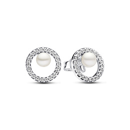PANDORA Timeless серебряные серьги/ 293154C01
