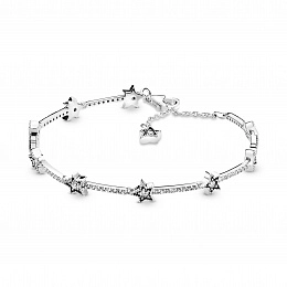 PANDORA Moments Silver Bracelet/ 598498C01-16