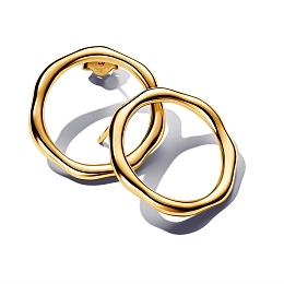PANDORA Essence 14K Ոսկեպատ Արծաթյա Ականջօղ/ 263265C00