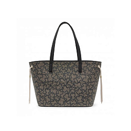 PVC.PU.COT,HANDBAG L.K ICON BLACK-MULTI