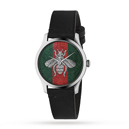 Steel case, green-red-green web nylon dial with em