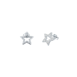 TANTUM: Crystal Twinkle Star Stud Earring