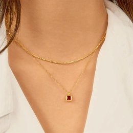 Ania Haie 14K Ոսկեպատ Արծաթյա Վզնոց/ N071-03G
