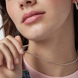 TOUS Silver Necklace/ 611900520
