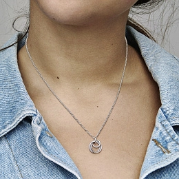 PANDORA Moments Silver Necklace/ 391455C01-60