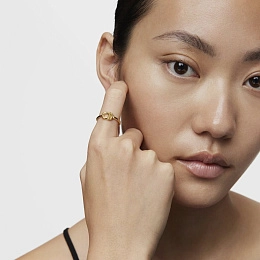 TOUS 18K Gold plated Silver Ring/ 1004107812