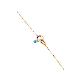 PU Blue Lily Bracelet 