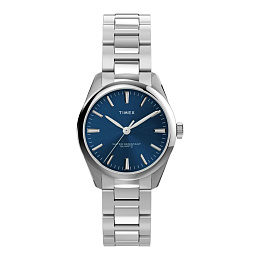 Highview Silver-tone Case Navy Dial Silver-tone Br