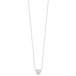 NECKLACEPLATED CZ SILVER 925 RHODIUM /87319645