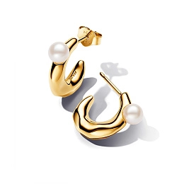 PANDORA Essence 14K Ոսկեպատ Արծաթյա Ականջօղ/ 263261C01