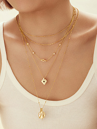 Ania Haie 14K Gold Plated Silver Necklace/ N060-02G