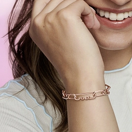 PANDORA Me 14K Վարդագույն ոսկու պատվածքով Արծաթյա Թևնոցի կապօղակ/ 789698C00