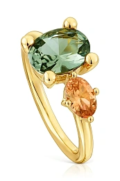 TOUS 18K Gold Plated Silver Ring/ 1004251412