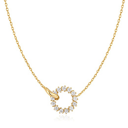 Ania Haie 14K Ոսկեպատ Արծաթյա Վզնոց/ N056-01G
