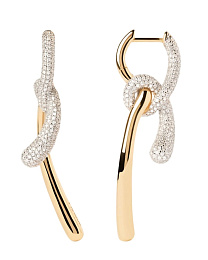 Pavé Twist hoops