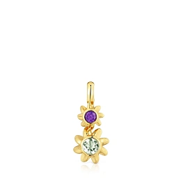 TOUS Серебряный Кулон с позолотой 18K / 1004090300