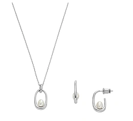 Skagen Earring and Necklace Set