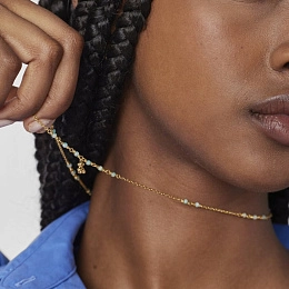 TOUS 18K Gold plated Silver Necklace/ 311562640