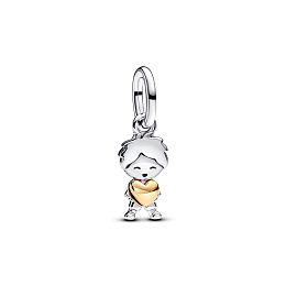 PANDORA Moments 14K Gold Plated Silver Charm/ 763602C00