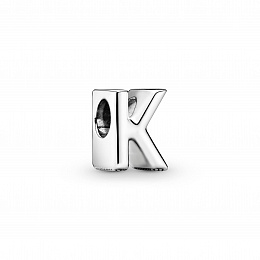 Letter K silver charm/Серебряный шарм буква K