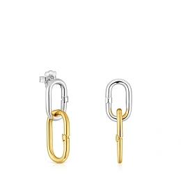 TOUS Серебряные серьги с позолотой 18K / 1004163600