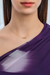 Ania Haie 14K Ոսկեպատ Արծաթյա Վզնոց/ N037-01G