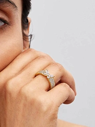 Pandora Timeless 14K Ոսկեպատ Մատանի/164270C01-56