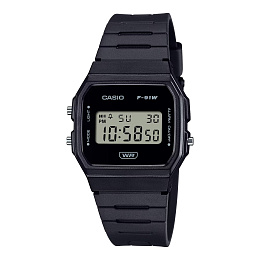 Casio General Unisex Wristwatch/ F-91WB-1ADF