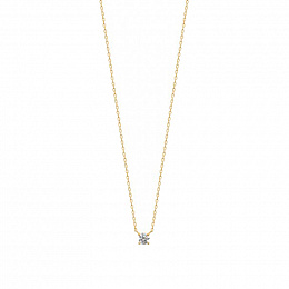 NECKLACE 18 KT GOLD PLATED CZ