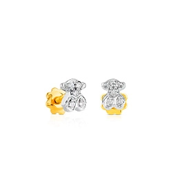 TOUS 18K White Gold Earring/ 115260480