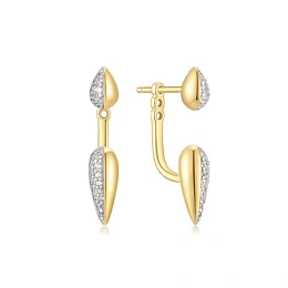 Ania Haie 14K Ոսկեպատ Արծաթյա Ականջօղ/ E069-03T