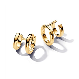 PANDORA Essence 14K Gold Plated Silver Earring/ 263280C00