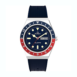 Q Diver inspired Stainless Steel Case Blue Dial Bl