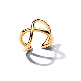 PANDORA Gold Plated metal blend Ear cuff / 263308C00