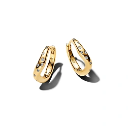 Pandora Essence 14K позолоченные Серьги/ 264663C01