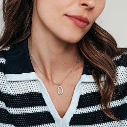 Ti Sento Silver Necklace/ 34110ZY-42