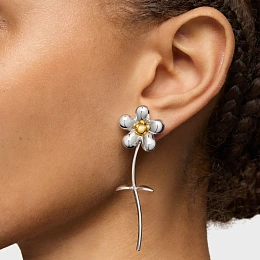 TOUS 18K Gold Plated Silver Earring/ 1004317100