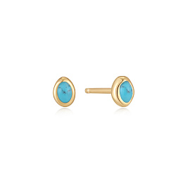 Ania Haie 14K Ոսկեպատ Արծաթյա Ականջօղ/ E044-01G