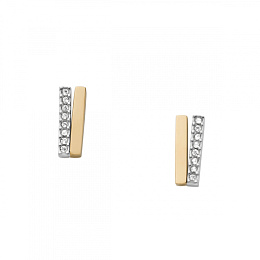 EARRINGS BASE METAL WITH CZ