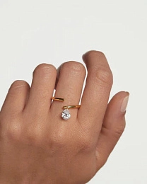 PDPAOLA 18K Gold Plated Silver Ring/ AN01-959-12