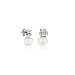 TOUS 18K White Gold Earring/ 515263000