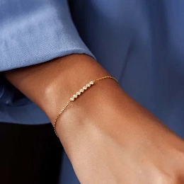 Ania Haie 14K Gold Plated Silver Bracelet/ B058-02G