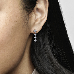 PANDORA Moments Silver Earring/ 290045C01