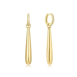 Ania Haie 14K Ոսկեպատ Արծաթյա Ականջօղ/ E067-11G