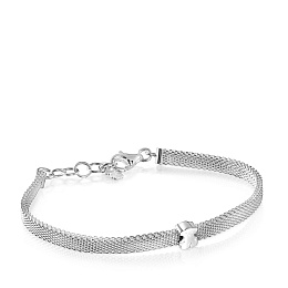 SILVER BRACELET MESH 4MM